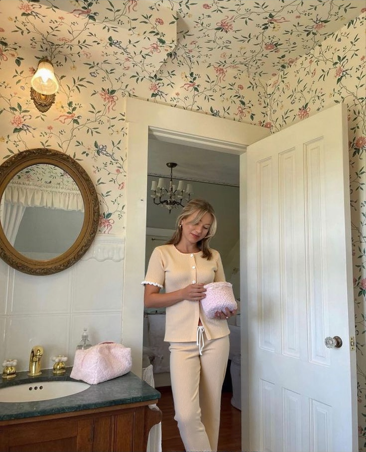 Rib Honey Peach Pyjama Set