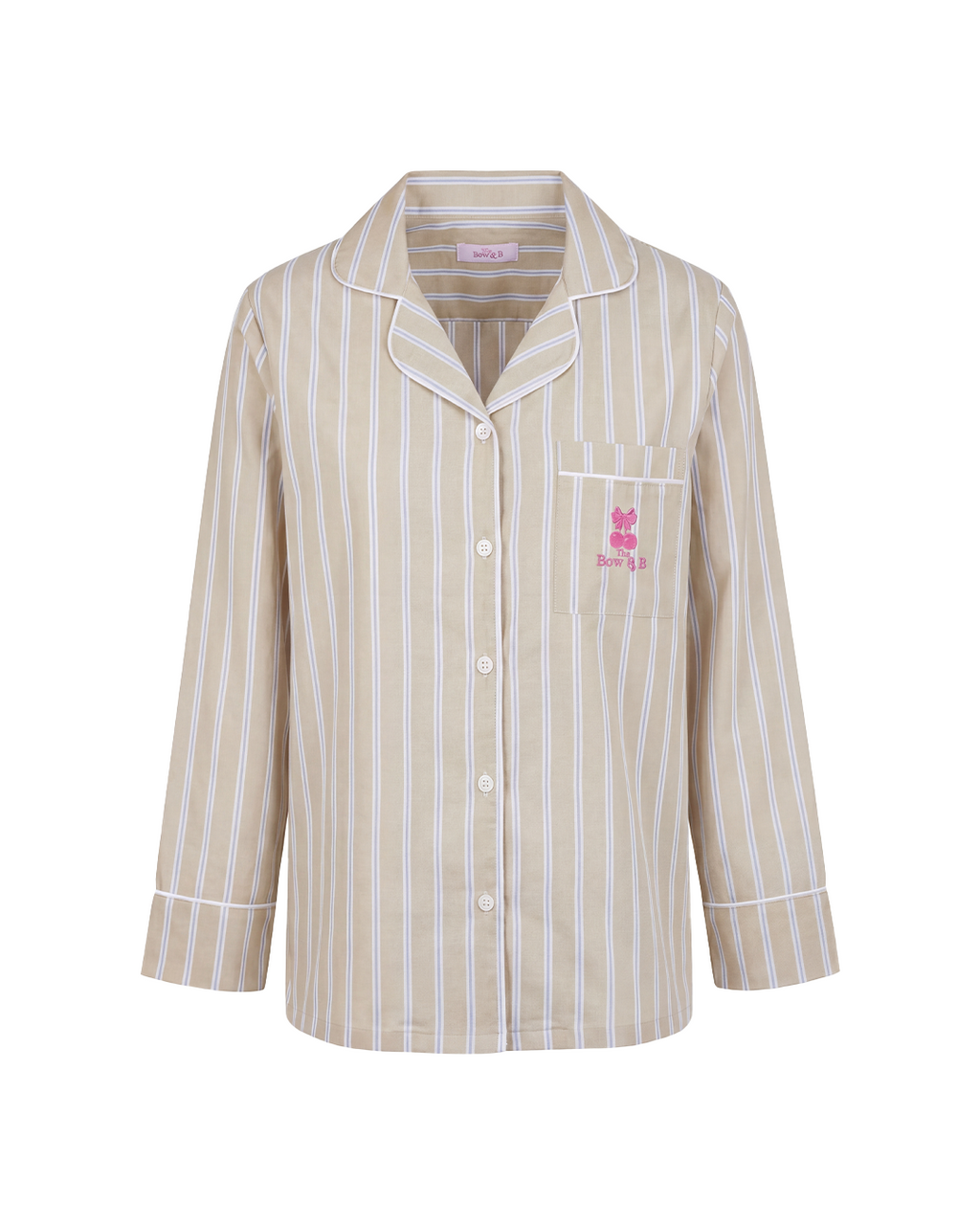 Nude Stripe Pyjama Set