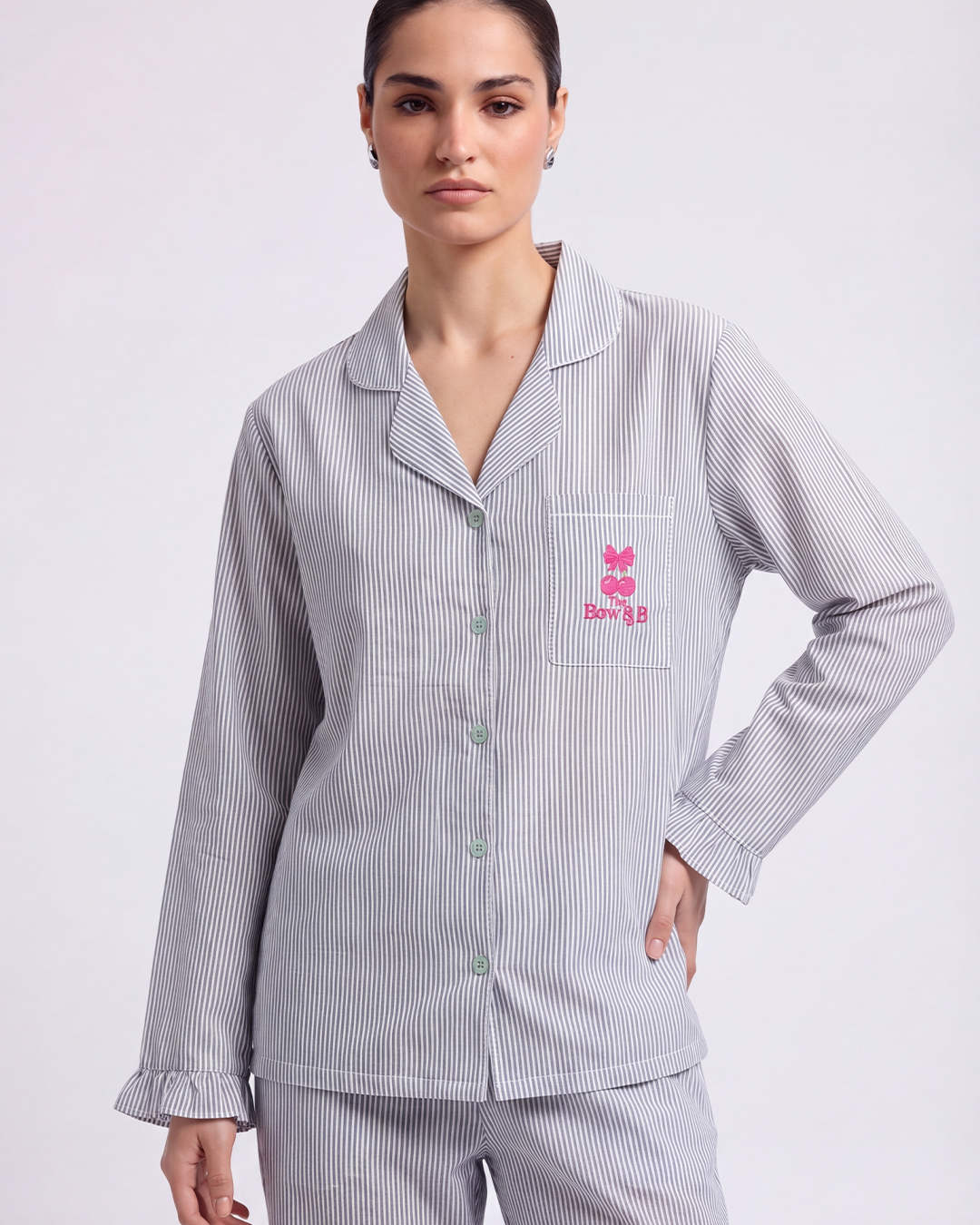 Mint Green Stripe Pyjama