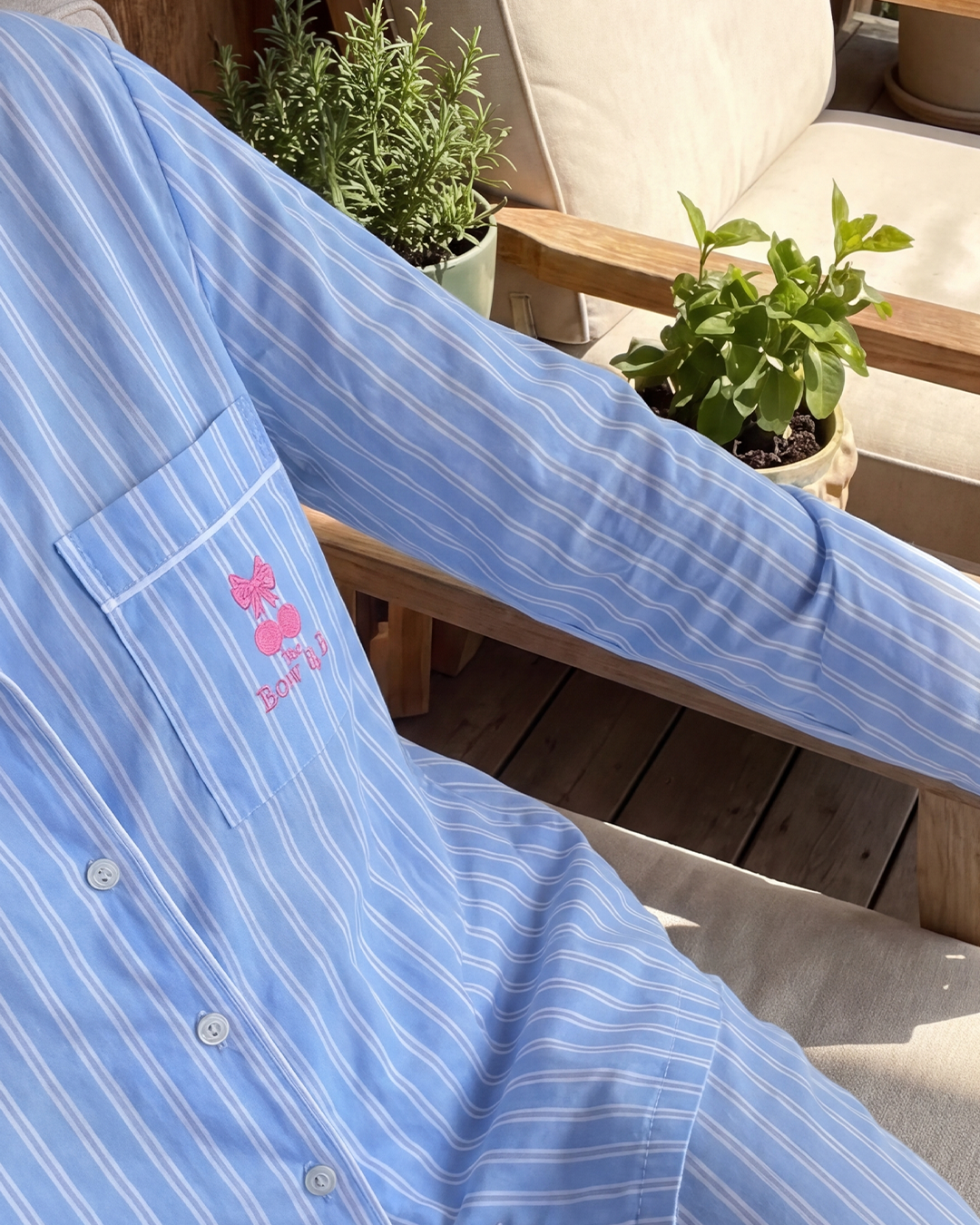 Sky Stripe Pyjama Set