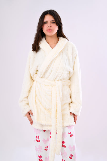 White Fur Robe
