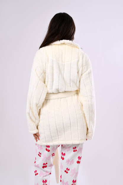 White Fur Robe