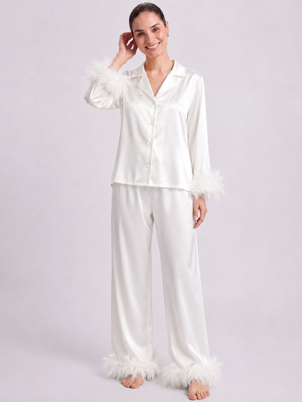 White Swan Pajama