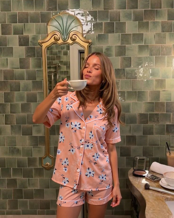 Simon Floral Silk Set