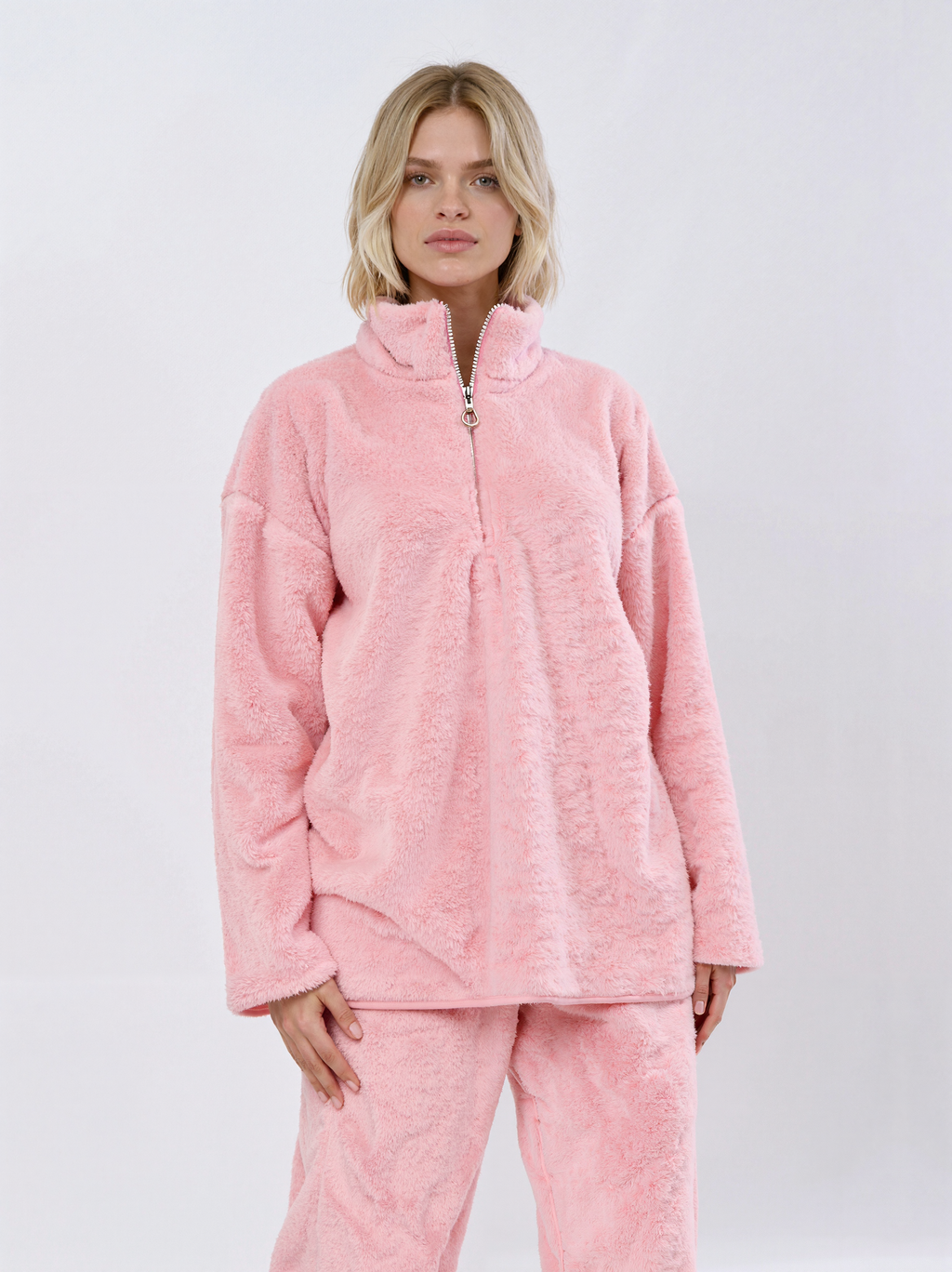 Cozy Pink Fur Pyjama