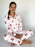 Cherry Blossom Printed Pyjama Set