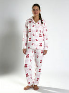 Cherry Blossom Printed Pyjama Set