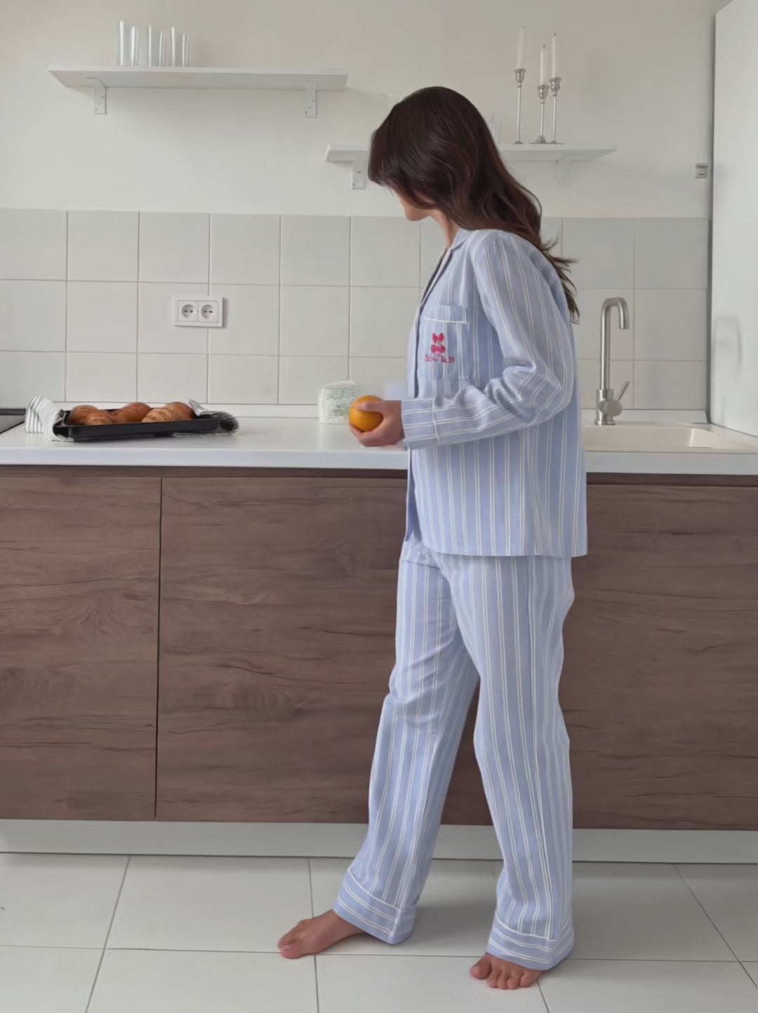 Sky Stripe Pyjama Set