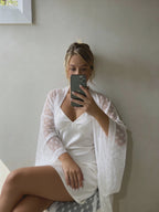 Dreamy Lace Satin Set