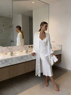 Elegant Satin Robe Set