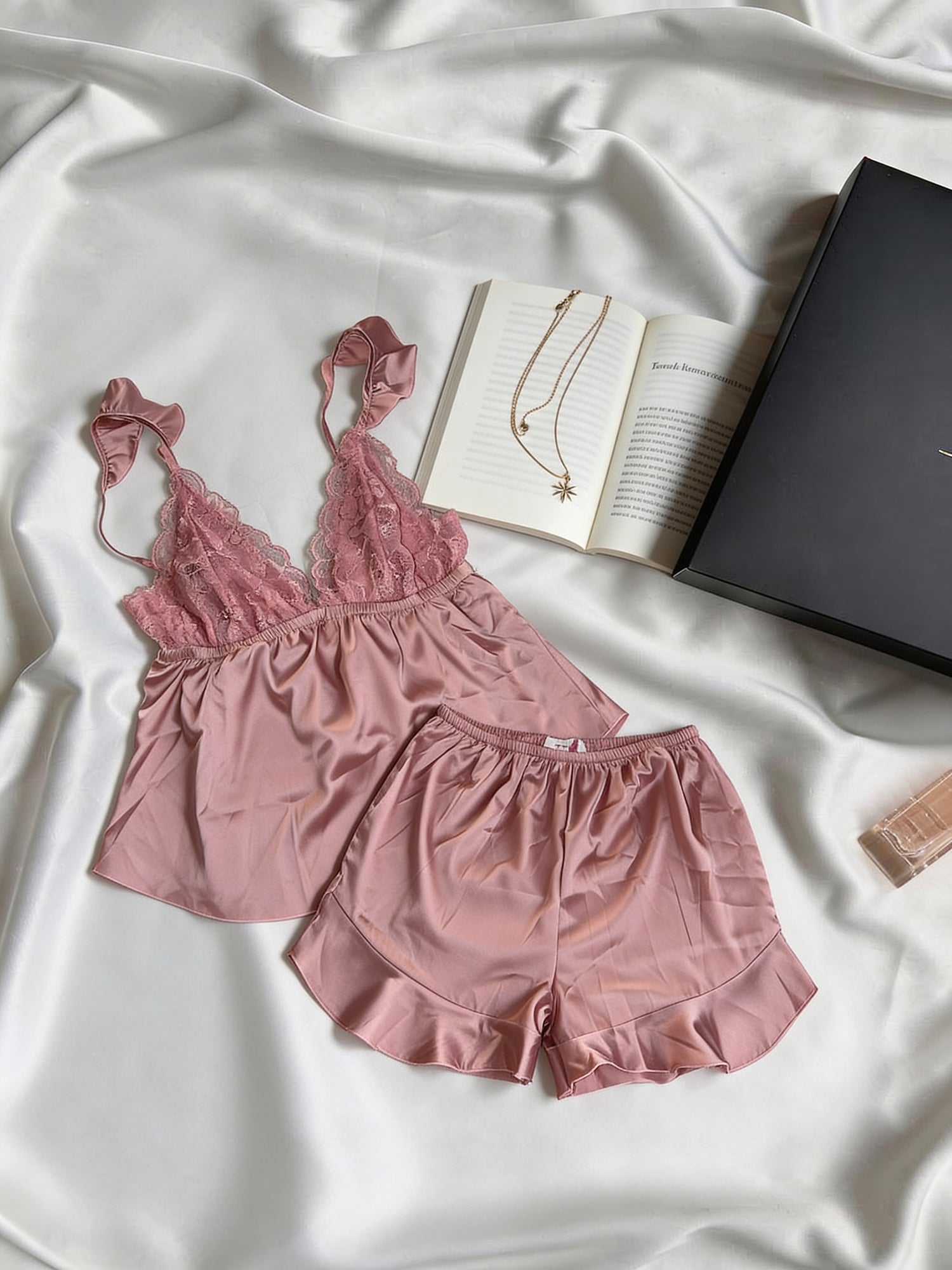 Blush Ruffled Elegance Set