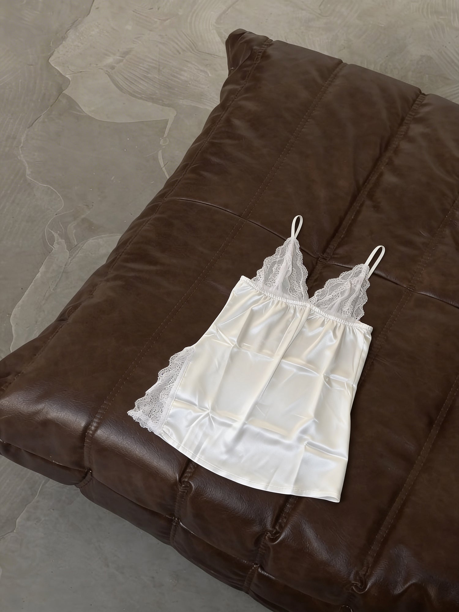 White Elegance Satin Set