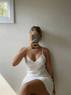 Dreamy Lace Satin Set